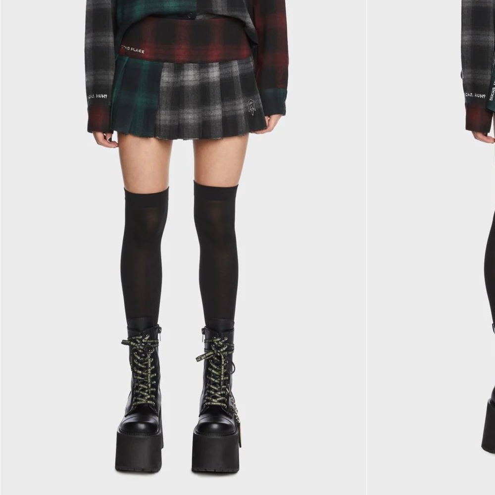 Dolls Kill x Daria
90s Cynic Plaid Mini Skirt